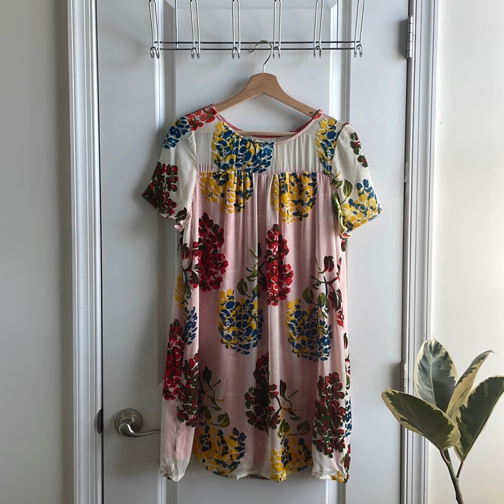 Anthropologie Summer Floral Dress